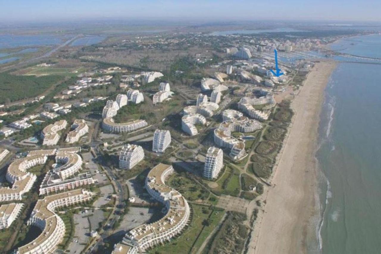 Ancre Bleue***, 1Ere Ligne Plage, Piscine, Clim. La Grande Motte Ngoại thất bức ảnh